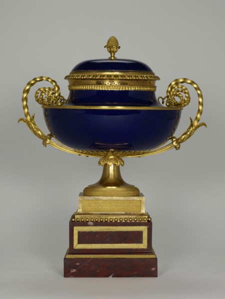 Lidded Bowl, vase cassolette, Mounts attributed to Pierre-Philippe Thomire, French, 1751 - 1843, master 1772), Sèvres