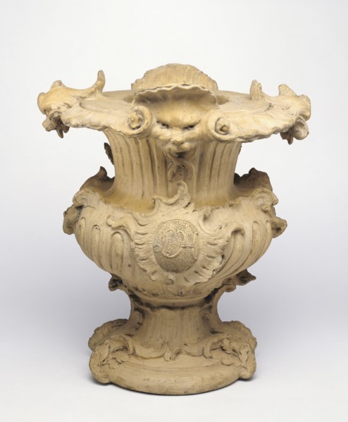 Possibly a Model for a Ceramic Vase; China; about 1725 - 1730; Terracotta; 32.4 x 29.8 x 29.8 cm, 12 3,4 x 11 3,4 x 11 3,4 in
