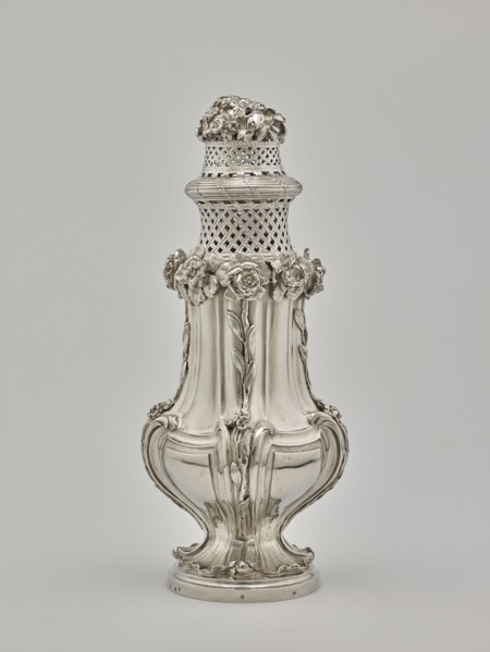 Sugar Caster, one of a pair, sucrier à poudre, Simon Gallien, French, died 1757, master 1714), Paris, France; 1743; Silver