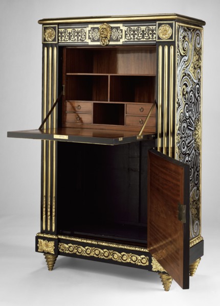 Secrétaire; Philippe-Claude Montigny, French, 1734 - 1800, master 1766), Paris, France; about 1770–1775; Oak veneered with