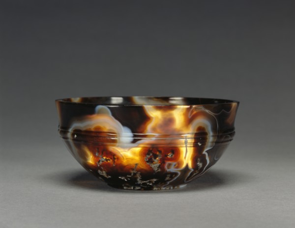 Stone Bowl; Egypt; 1st - 2nd century; Agate; 3.8 × 9.1 cm, 0.508 kg, 1 1,2 × 3 9,16 in., 1.12 lb