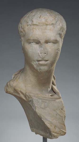 Portrait Bust of Geta; early 3rd century; Thasian? marble, white; 55 cm, 21 5,8 in