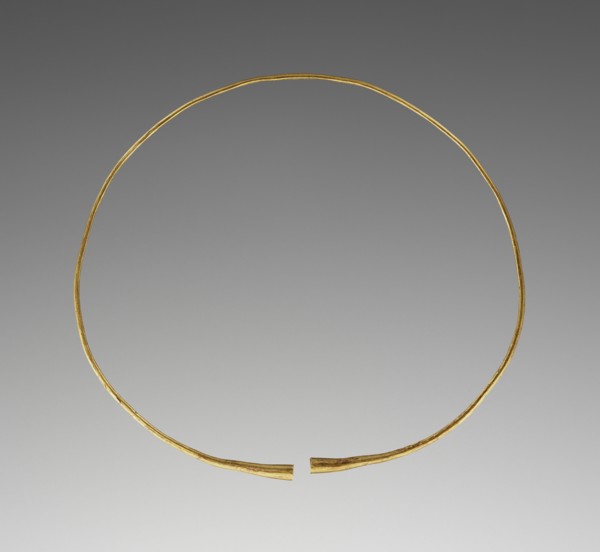 Torque; Eastern Hellenistic Empire; 100 B.C. - A.D. 50; Gold; 15.6 cm, 6 1,8 in