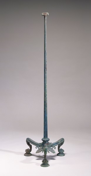 Candelabrum with Palmettes; Greece; late 6th century B.C; Bronze; 120 x 27.9 cm, 47 1,4 x 11 in