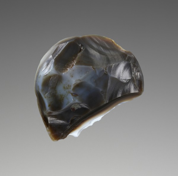 Cameo Gem with Head of Alexander the Great; 50 B.C.–A.D. 50; White and gray sardonyx; 1.6 × 1.3 × 0.9 cm, 5,8 × 1,2 × 3,8 in