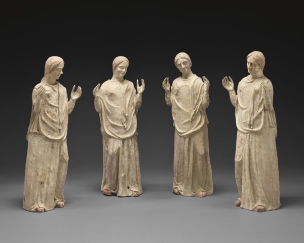 Group of Statues of Mourning Women, 4, Canosa, South Italy; about 325 B.C; Terracotta