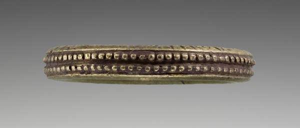 Ring Inscribed with a Dedication to Hera, Goddess of Marriage, Argolid, Greece; about 575 B.C; Gold; 2.2 cm, 7,8 in
