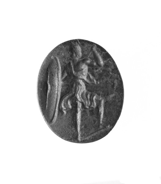 Ring; Greece; late 4th–early 3rd century B.C; Iron; 2.5 × 2.1 cm, 1 × 13,16 in