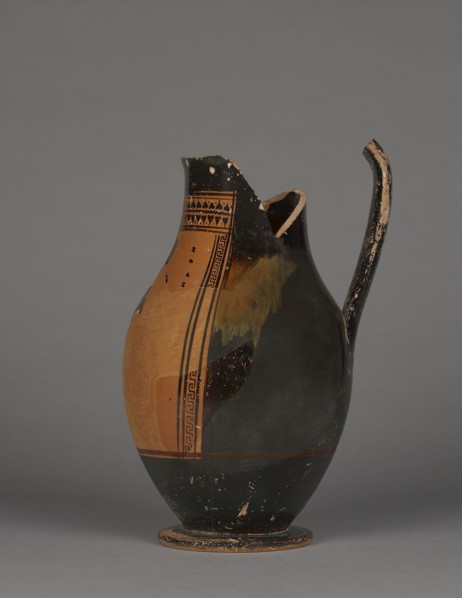 Fragmentary Attic Black-Figure Olpe; Attributed to Leagros Group, Greek, Attic, active 525 - 500 B.C., Athens, Greece; 520