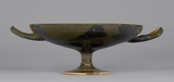 Attic Red-Figure Cup Type B; Attributed to Brygos Painter, Greek, Attic, active about 490 - 470 B.C., Athens, Greece