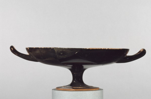 Wine Cup with a Sexual Encounter; Foundry Painter, Greek, Attic, active 500 - 470 B.C., Athens, Greece; about 480 B.C
