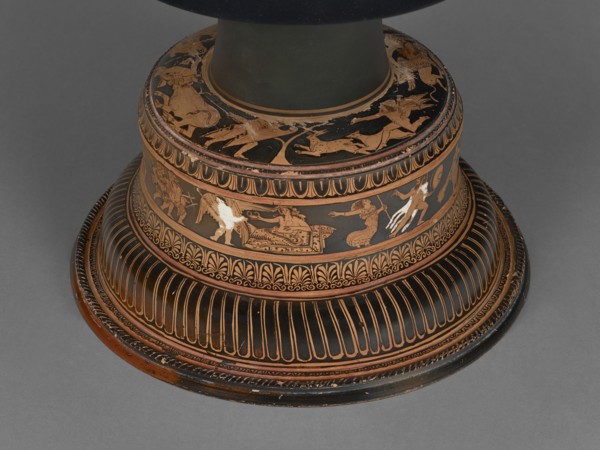 Mixing Vessel with Adonis, Aphrodite, and Persephone; Attributed to the Meleager Painter, Greek, Attic, active 420 - 380 B.C