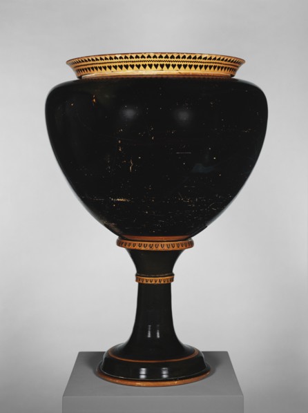 Vessel with Battle Scenes and Ships; Circle of the Antimenes Painter, Greek, Attic, active 530 - 510 B.C., Athens, Greece