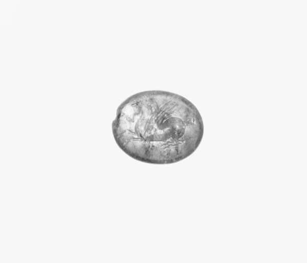 Engraved Gem; Roman Empire; 1st century; Amethyst; 1.3 × 1.1 × 0.3 cm, 1,2 × 7,16 × 1,8 in