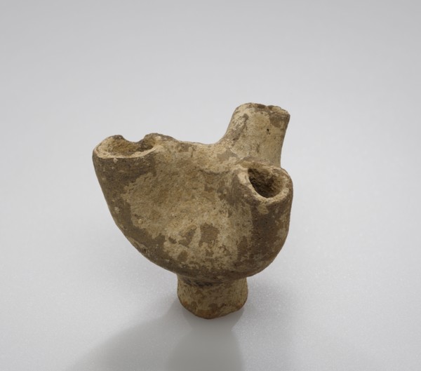 Lamp, Punic, ?, North Africa; 5th century B.C; Terracotta; 3.6 x 3.9 x 4 cm, 1 7,16 x 1 9,16 x 1 9,16 in