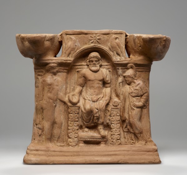 Lamp, Central Anatolia, Anatolia; 1st century; Terracotta; 17 × 16 × 7.6 cm, 6 11,16 × 6 5,16 × 3 in