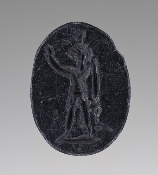 Engraved Gem, Roman Empire; 2nd - 4th century; Rock; 1.7 x 1.3 cm, 11,16 x 1,2 in