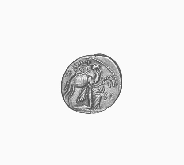 Denarius; Rome, Lazio Italy; 1st century B.C; Silver; 0.0038 kg, 0.0084 lb