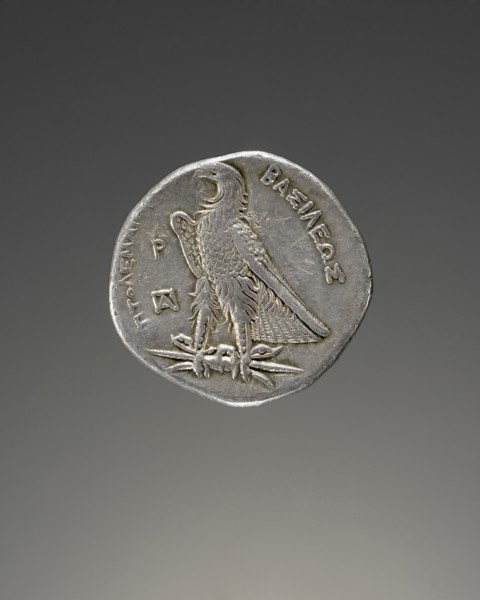 Tetradrachm of Ptolemy I; Minted by Ptolemy I, Unknown; Paphos, Cyprus; 305 - 284 B.C; Silver; 3.2 cm, 1 1,4 in