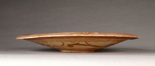 Plate with Birds; Attributed to the Heron Class, Etruscan, active 680 - 660 B.C., Caere, Etruria; 680 - 670 B.C; Terracotta
