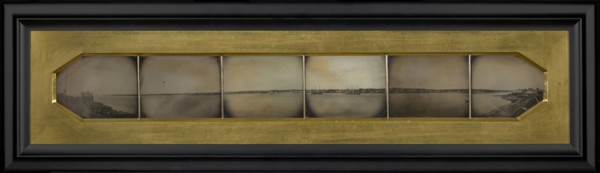 Panorama of New London, Connecticut; Charles H. Gay, American, active New London 1847 - 1851, about 1851; Daguerreotype