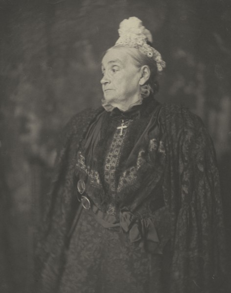 Julia Ward Howe; Sarah Choate Sears, American, 1858 - 1935, about 1890; Platinum print; 23.5 x 18.6 cm, 9 1,4 x 7 5,16 in