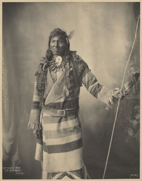 Four Bull, Assinaboines, Adolph F. Muhr, American, died 1913, Frank A. Rinehart, American, 1861 - 1928, 1898; Platinum print