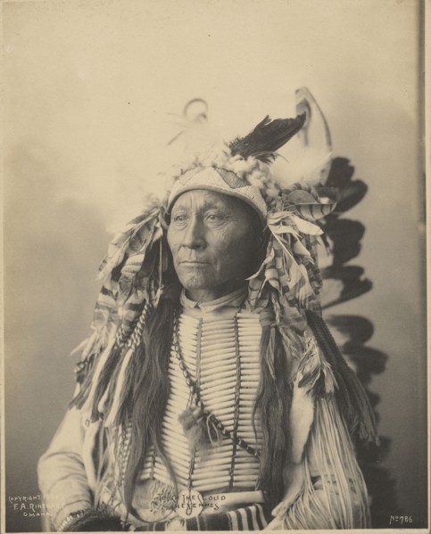 Touch The Cloud, Cheyennes; Adolph F. Muhr, American, died 1913, Frank A. Rinehart, American, 1861 - 1928, 1898; Platinum