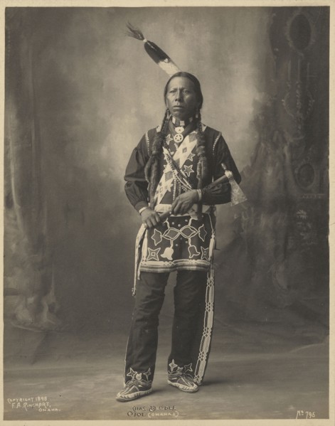 Chas. Biddle, Otoe, Omahas, Adolph F. Muhr, American, died 1913, Frank A. Rinehart, American, 1861 - 1928, 1898; Platinum