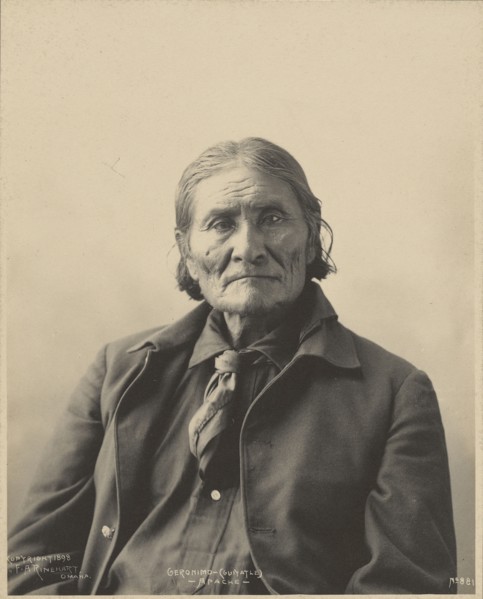 Geronimo, Guiyatle, Apache; Adolph F. Muhr, American, died 1913, Frank A. Rinehart, American, 1861 - 1928, 1898; Platinum