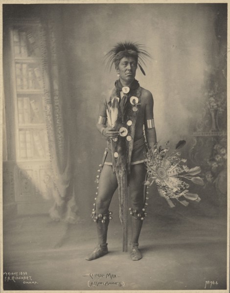 Cloud Man, Assiniboines; Adolph F. Muhr, American, died 1913, Frank A. Rinehart, American, 1861 - 1928, 1898; Platinum print