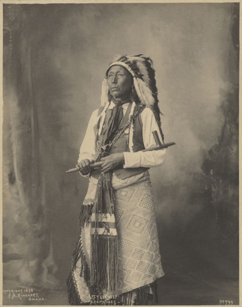 Little Chief, Arapahoes; Adolph F. Muhr, American, died 1913, Frank A. Rinehart, American, 1861 - 1928, 1898; Platinum print
