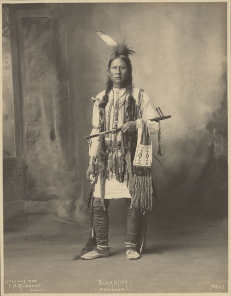 Black Otter, Arapahoe; Adolph F. Muhr, American, died 1913, Frank A. Rinehart, American, 1861 - 1928, 1898; Platinum print