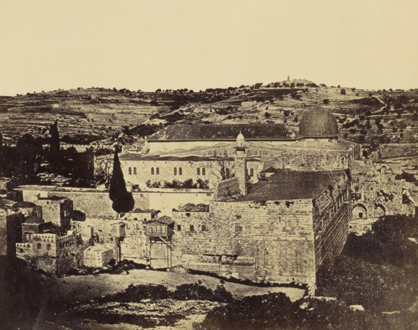The Mosk, sic, el-Aska, Solomon's Gate; James Robertson, English, 1813 - 1888, Felice Beato, 1832 - 1909
