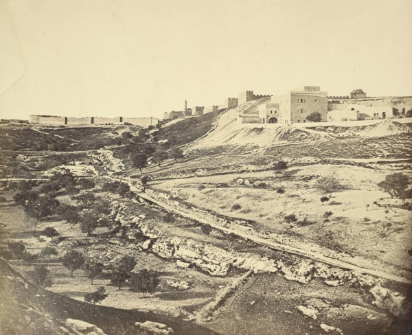 The Valley of the Son of Hinnom; James Robertson, English, 1813 - 1888, Felice Beato, 1832 - 1909