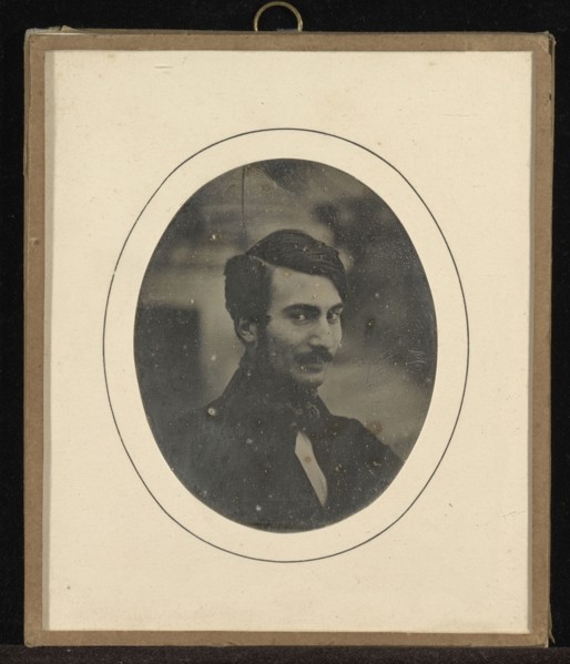 Portrait of an  man of the circle of Eynard-Lullin; Jean-Gabriel Eynard, Swiss, 1775 - 1863, about 1847; Daguerreotype