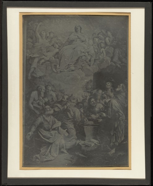 Daguerreotype of an  painting; Jean-Gabriel Eynard, Swiss, 1775 - 1863, about 1850; Daguerreotype