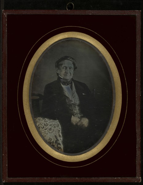 Self-Portrait; Jean-Gabriel Eynard, Swiss, 1775 - 1863, about 1851; Daguerreotype