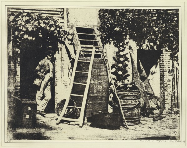 Man with Garden Implements; Alphonse-Louis Poitevin, French, 1819 - 1882, 1855; Photolithograph; 20.8 × 27.1 cm