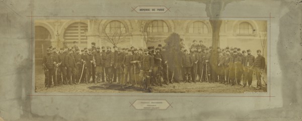 Eclaireurs Franchetti, Commandant Benoit Champy; André Adolphe-Eugène Disdéri, French, 1819 - 1889, Paris, France; 1870 - 1871