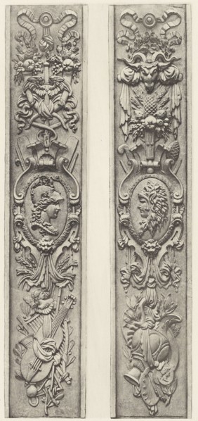 Tuileries - Aile Sud, Façade sur le Quai, Édouard Baldus, French, born Germany, 1813 - 1889, Paris, France; about 1868