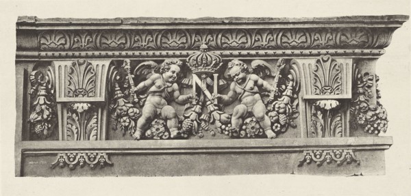 Tuileries - Aile Sud, Façade sur le Quai, Édouard Baldus, French, born Germany, 1813 - 1889, Paris, France; about 1868