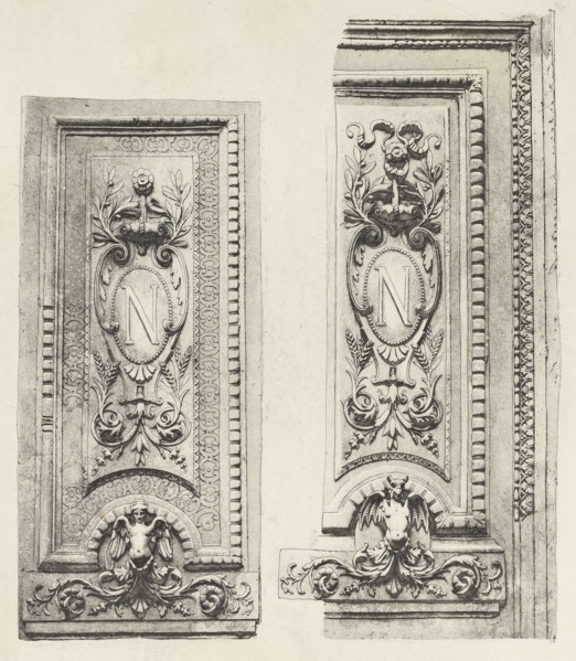 Louvre, Façade sur le Quai, Édouard Baldus, French, born Germany, 1813 - 1889, Paris, France; about 1868; Heliogravure; Sheet