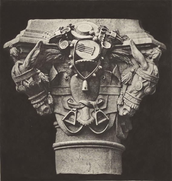 Nouveau Louvre, Manège, Édouard Baldus, French, born Germany, 1813 - 1889, Paris, France; about 1868; Heliogravure
