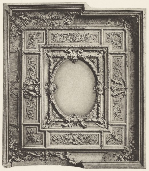 Ministère d'État, Plafond du Salon Théâtre, Édouard Baldus, French, born Germany, 1813 - 1889, Paris, France; about 1868