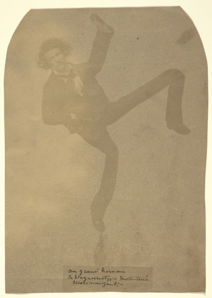 Photomontage of Félix Nadar; Nadar, Gaspard Félix Tournachon, French, 1820 - 1910, 1855 - 1860; Salted paper print