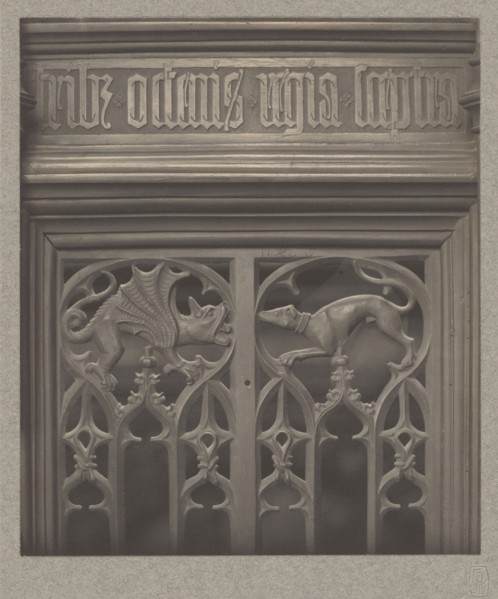 Westminster Abbey: Chapel of Henry VII. Detail of Bronze Tomb of Henry VII; Frederick H. Evans, British, 1853 - 1943, 1911