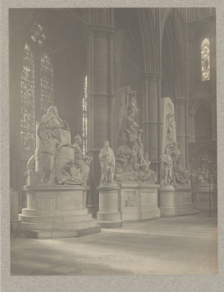 Westminster Abbey, North Transept West Side; Frederick H. Evans, British, 1853 - 1943, 1911; Platinum print; 24.3 x 18.9 cm