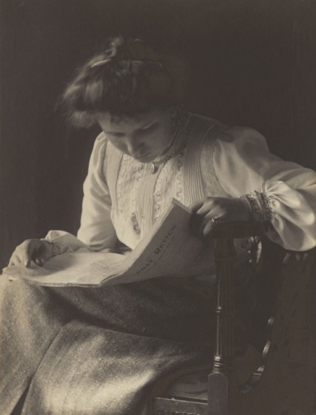 Phyllis Hatton; Frederick H. Evans, British, 1853 - 1943, about 1900; Platinum print; 19.5 x 14.9 cm, 7 11,16 x 5 7,8 in