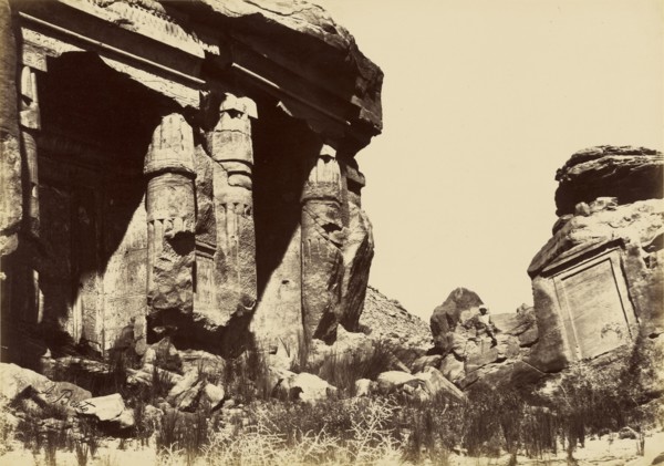 Gebel Silsileh; Antonio Beato, English, born Italy, about 1835 - 1906, 1860 - 1869; Albumen silver print